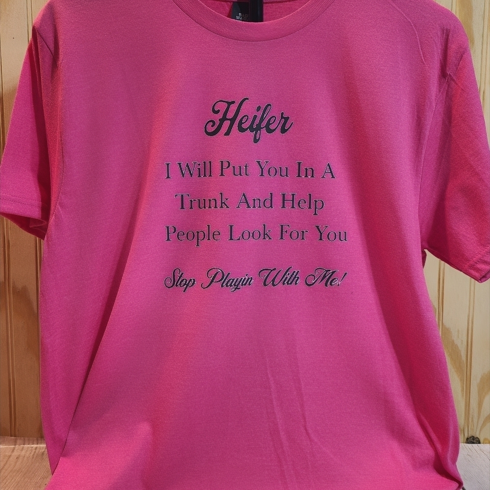 Heifer Bold Pink Short Sleeve Tee